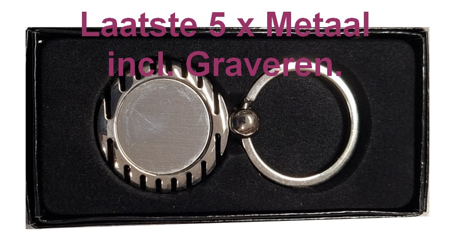 Sleutelhanger BS03 Metaal Laatste 5 OP=OP!!